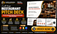 design restaurant pitch deck retail franchise proposal presentation cafe deck