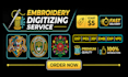 do professional embroidery digitizing into dst pes emb files