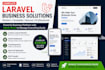 develop a full business website with admin panel
