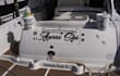 design a modern boat icon logo for marine, yacht, fishing and ocean brands