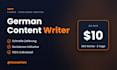 write professional german blog articles and website content