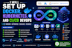 set up docker, kubernetes, ci cd pipeline and cloud deployment