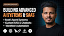 build ai saas, chatbots, ai agents and predictive ml models