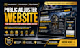 build public adjuster website for insurance claim leads and funnel system