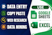 be your expert virtual assistant for data entry web research
