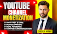 do complete youtube channel monetization promotion