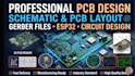 do professional pcb layout and schematic pcb layout, electronic circuit design