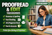 proofread, edit your document right now