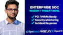 deploy wazuh siem, opensearch and opencti threat intelligence