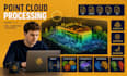 develop point cloud processing software for lidar, pcd, las, e57, segmentation