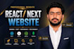 create a responsive react next js website