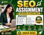 do keyword research, website audit and assignment