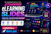 elearning slides,webinar presentation redesign, course slides, powerpoint, canva