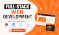 do custom website development as front end developer or full stack developer