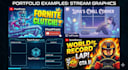 design professional streamer backgrounds,