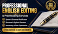 professionally proofread and edit your english documents