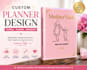 design a custom planner, journal, and workbook in canva