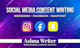 write catchy social media content