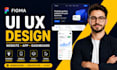 do website ui ux design, mobile app ui ux design, ui ux design