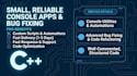 develop, debug, or optimize your cpp console app