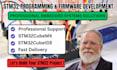 do stm32 programming, firmware development and embedded systems projects