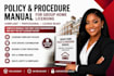 write a compliant group homecare policy and procedure manual for licensing
