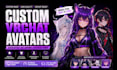 create custom vrchat avatars and koikatsu 3d anime characters