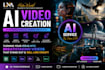 create realistic ai video and ai animation videos