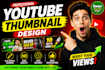 design amazing gaming youtube thumbnail