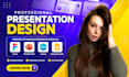 design a professional presentation in figma, powerpoint and google slides