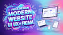 design modern website UI UX in figma