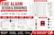 design fire alarm riser diagram, cause and effect matrix, battery calculation