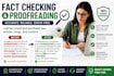 fact check and proofread your articles, blogs, and content