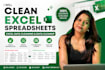 clean excel spreadsheet, excel data cleaning, data cleanup