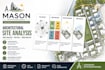 create site analysis, swot, sun path and wind analysis diagrams