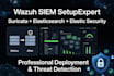 setup wazuh, suricata, elasticsearch, siem, elastic security