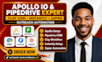 setup clay com apollo io pipedrive instantly zapier outreach automation
