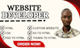 build custom website development convert figma to html xd png to html