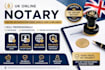 provide UK online notary, notarization and usps 1583 services