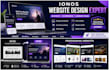 build ionos jimdo website design redesign business website ecommerce website