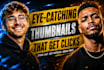 design high CTR thumbnails