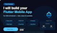 develop flutter mobile app for android and ios with firebase