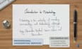 do neat and professional custom handwriting