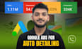 manage google ads for auto detailing ceramic coating service