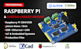 design raspberry pi cm4, cm5 pcbs, jetson iot carrier board or embedded systems