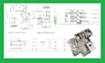 do autocad 2d floor plan, 3d floor plan design