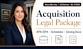 draft a complete startup acquisition legal package
