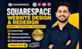 design squarespace website redesign squarespace printify website development