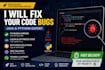 fix bugs and errors in your java or python code quickly and professionall