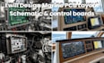 design marine pcb layout schematic and control boards